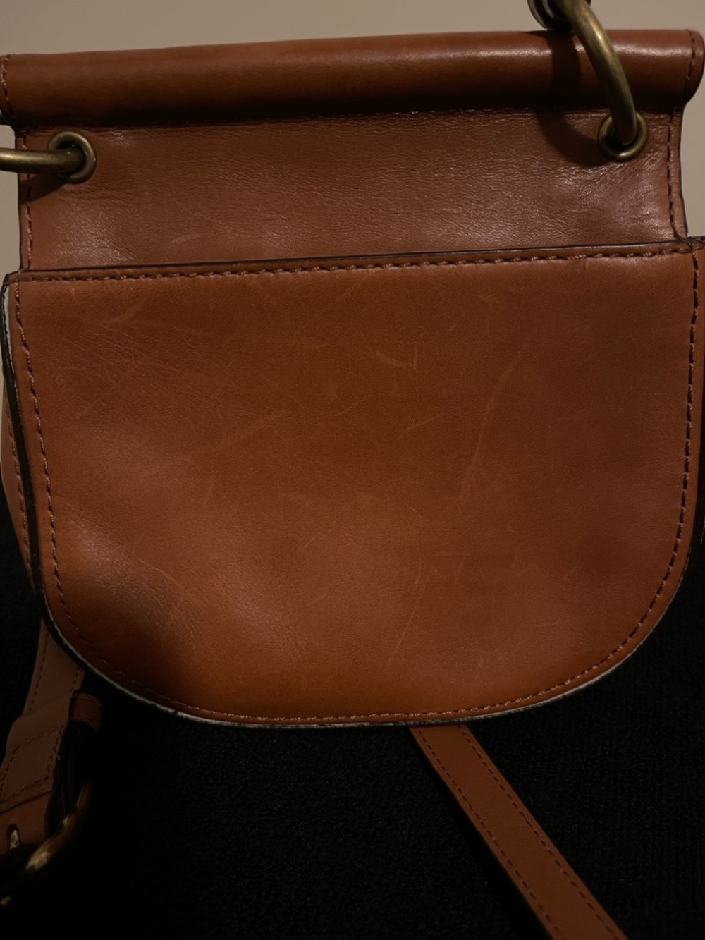 Coach Brown Leather Crossbody with Tassel - Picture 5 of 13